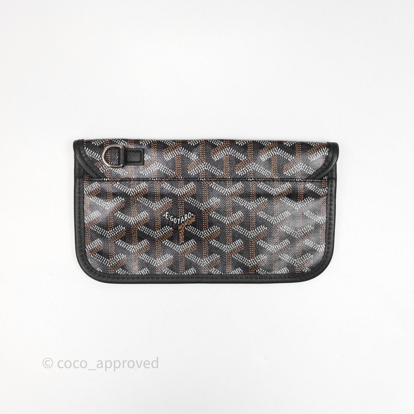 Goyard Bohème Hobo Bag Black Goyardine Canvas