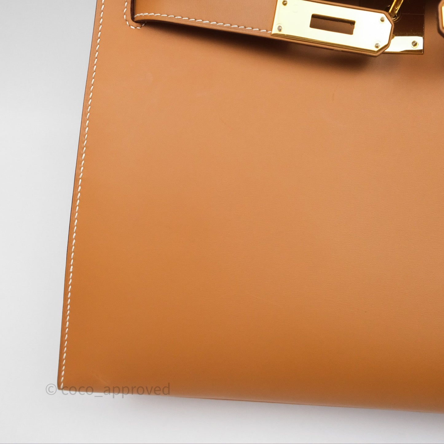 Hermès Kelly II 28 Sellier Gold 37 Chamonix Leather Gold Hardware