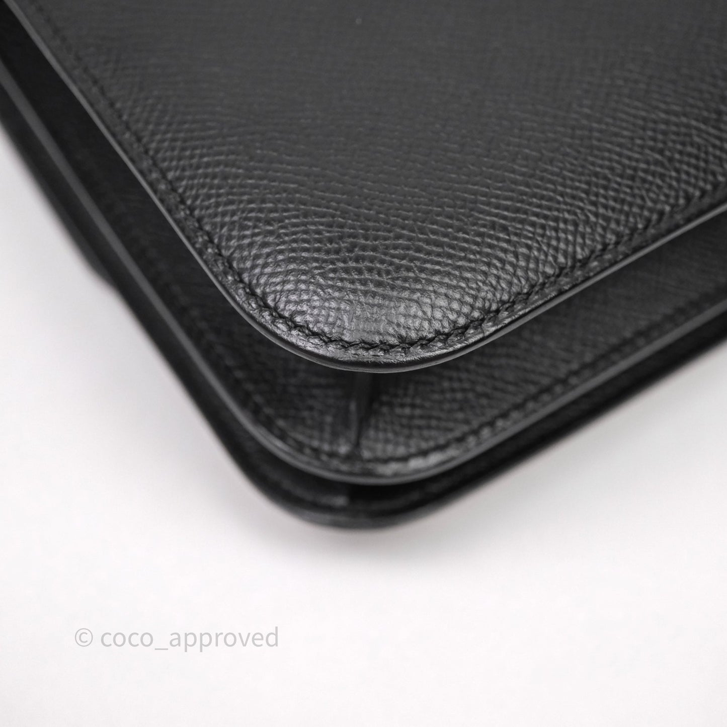 Hermès Constance Mini 18cm Black Epsom Gold Hardware