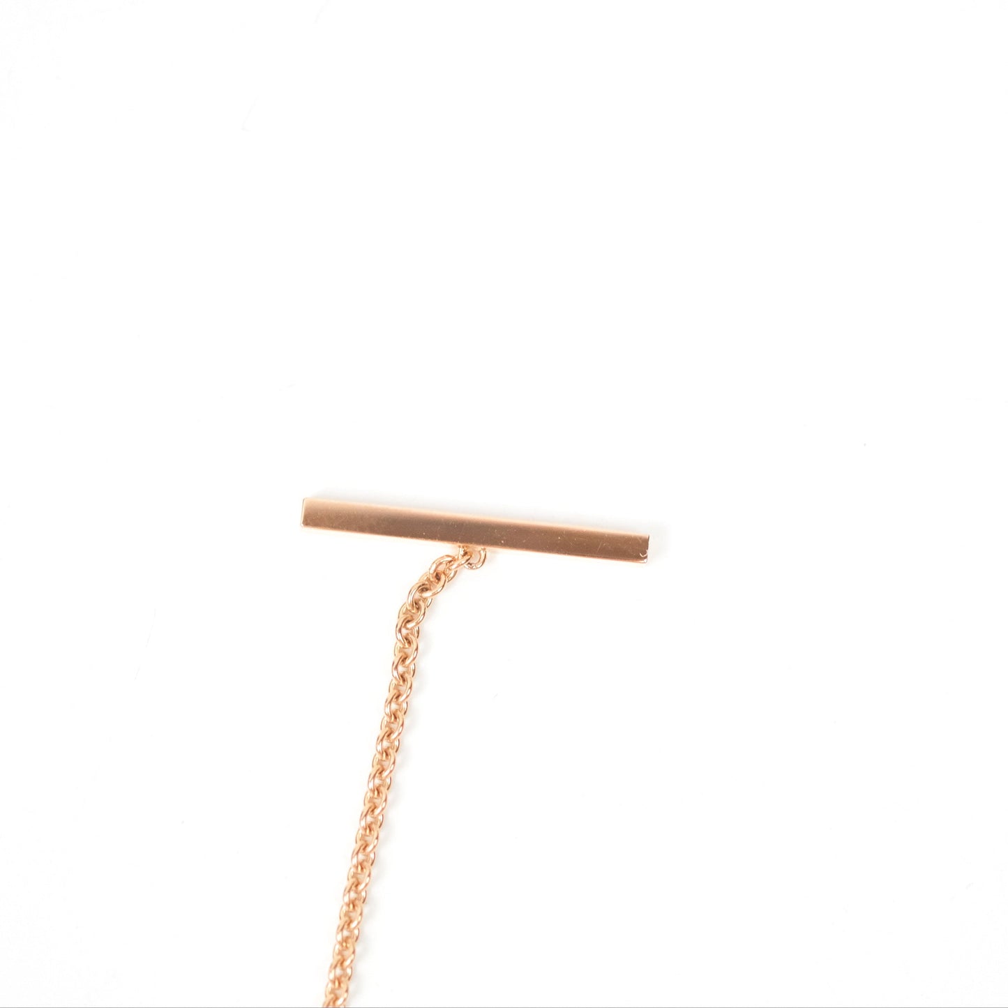 Hermès Ever Chaine D'ancre Lariat Necklace Rose Gold