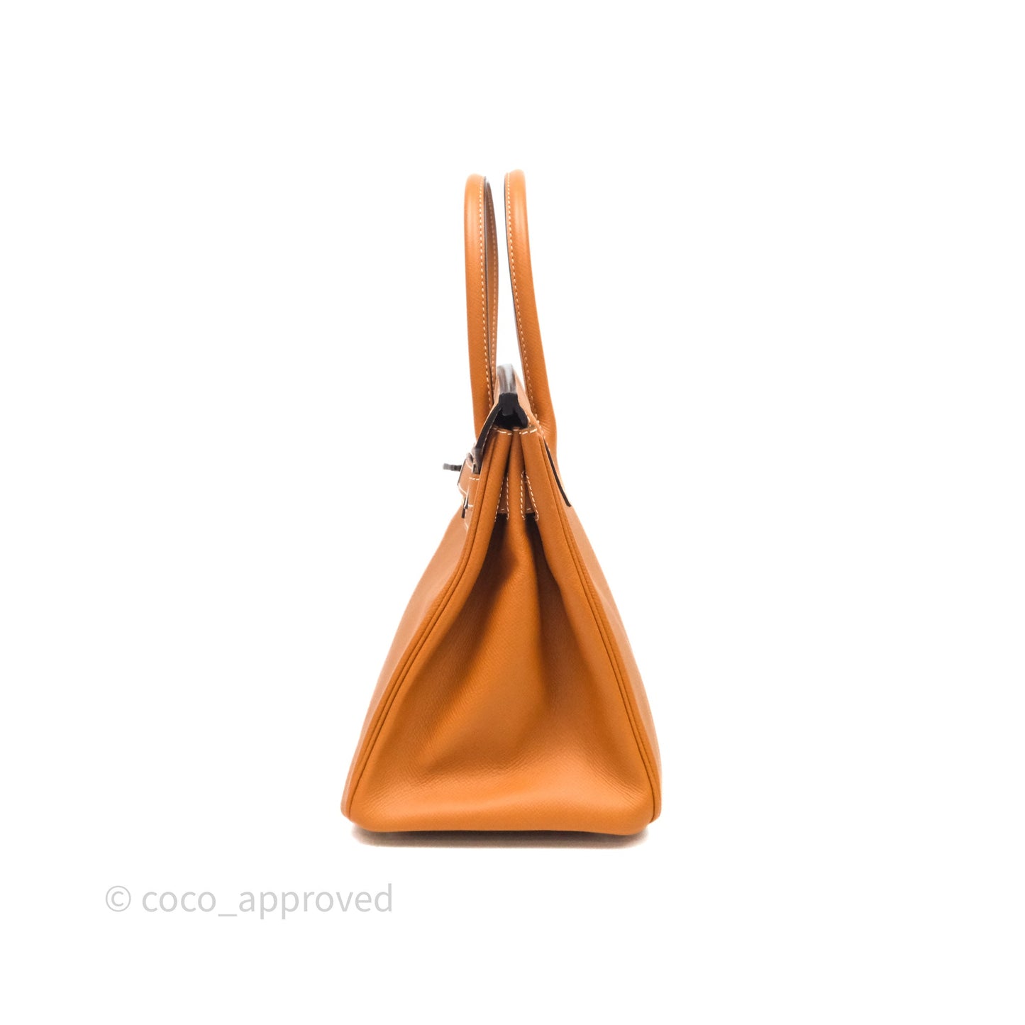 Hermes Birkin 30 Toffee Epsom Palladium Hardware