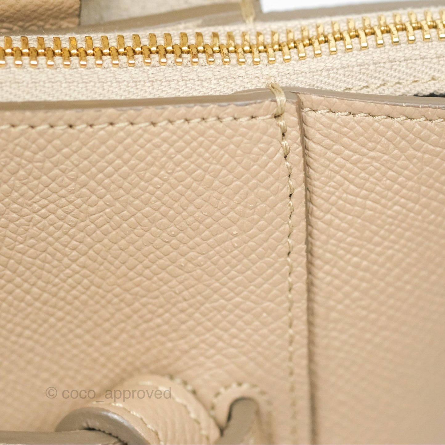 Celine Nano Belt Bag Light Taupe Grained Calfskin Gold Hardware