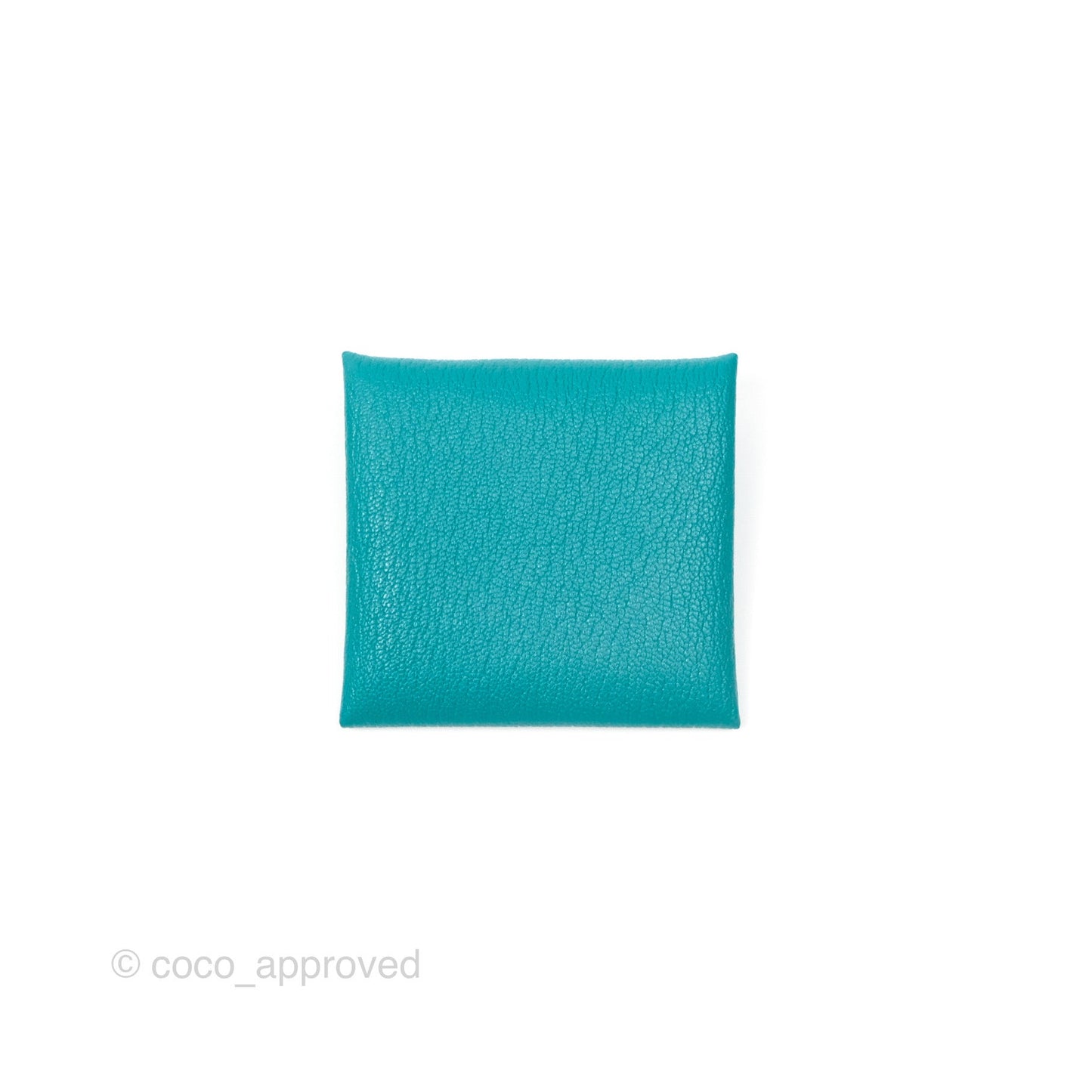 Hermès Bastia Coin Purse Green Chevre Mysore