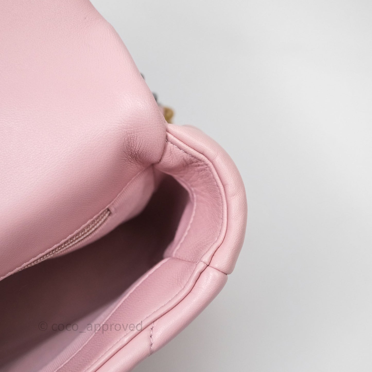 Chanel 19 Small Pink Lambskin Mixed Hardware