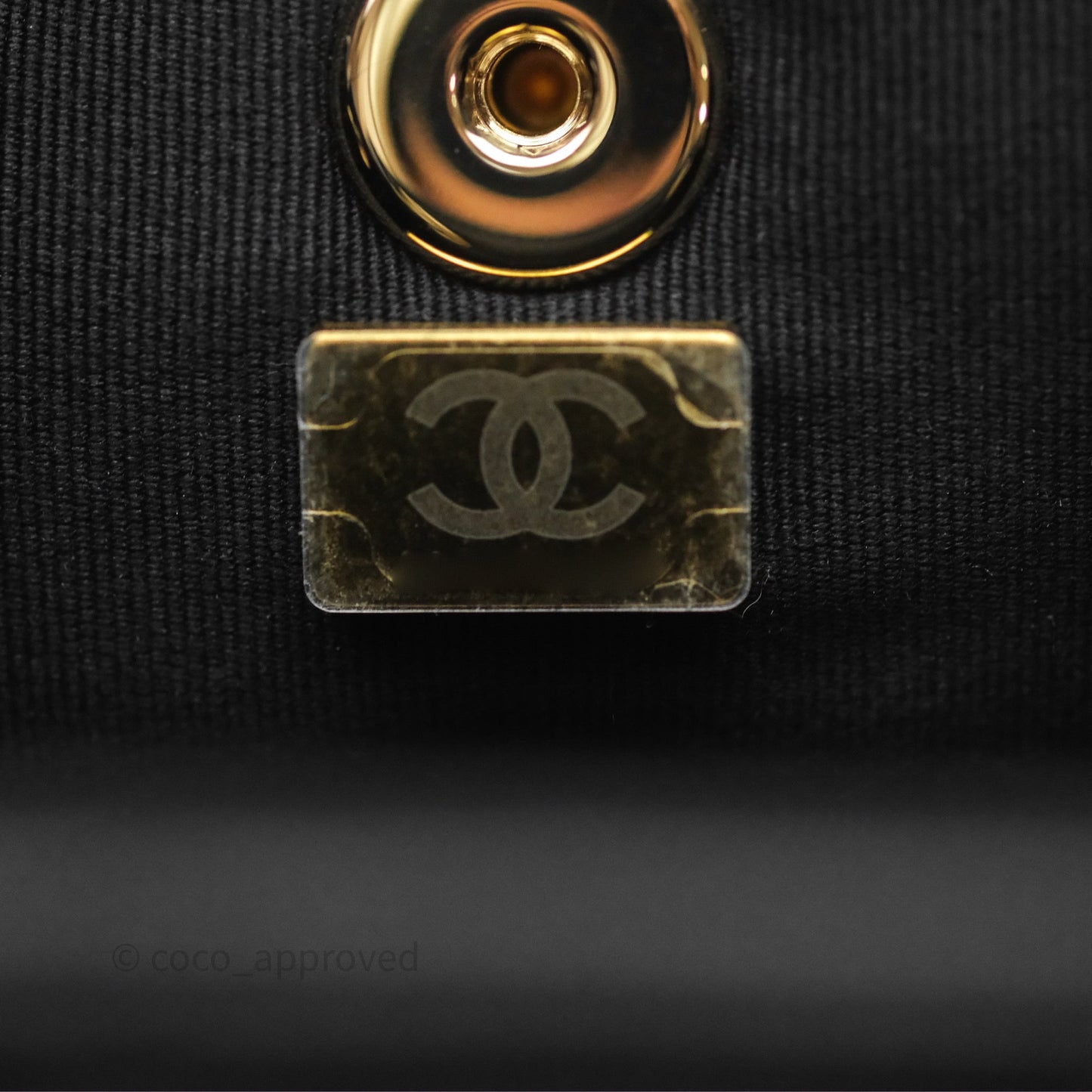 Chanel Small Duma Drawstring Backpack Black Lambskin Gold Hardware