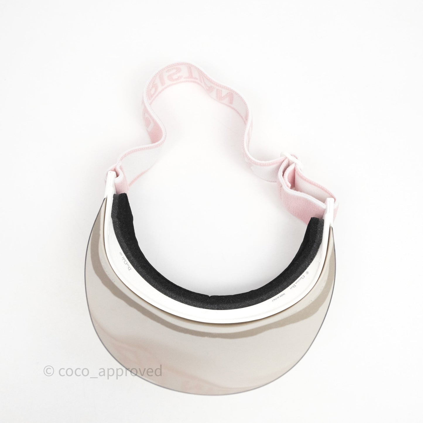 Christian Dior Diorclub Pink White Sun Visor