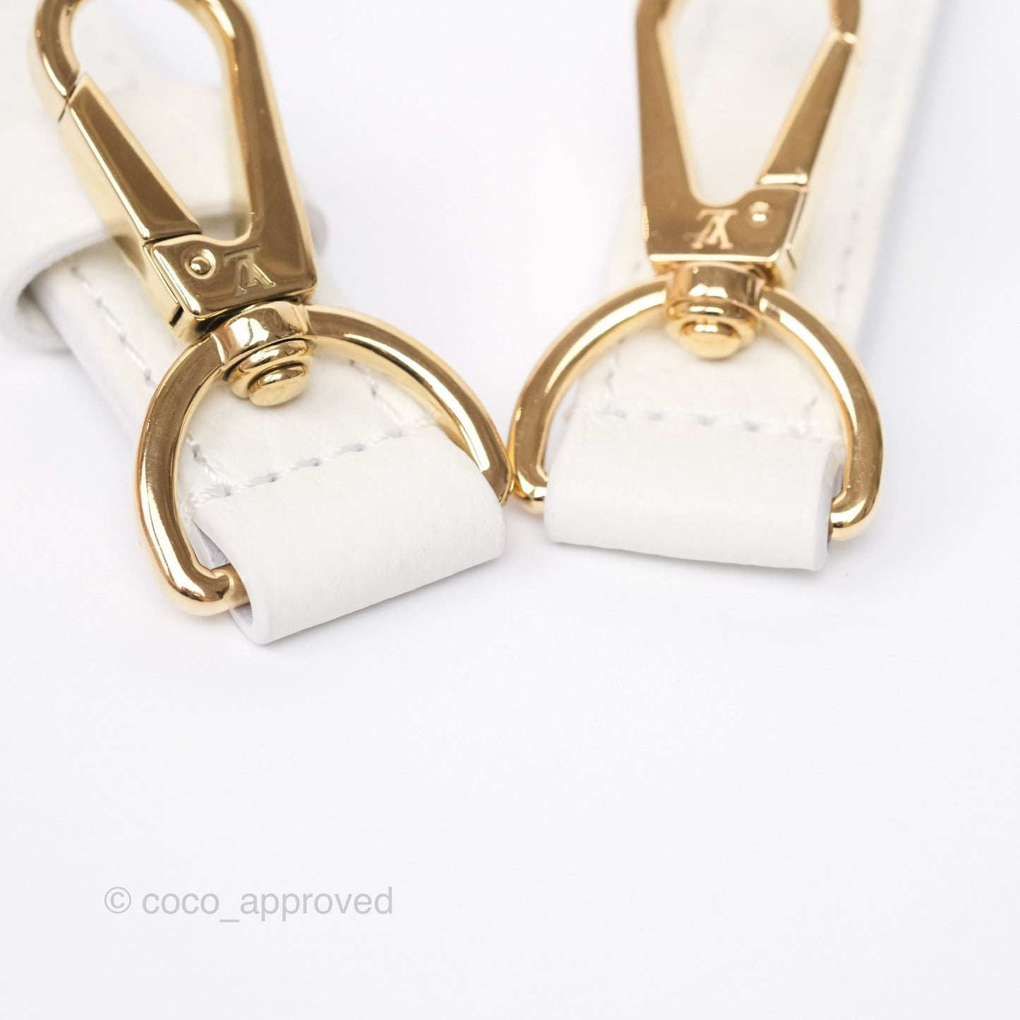 Louis Vuitton Taurillon Capucines BB Snow