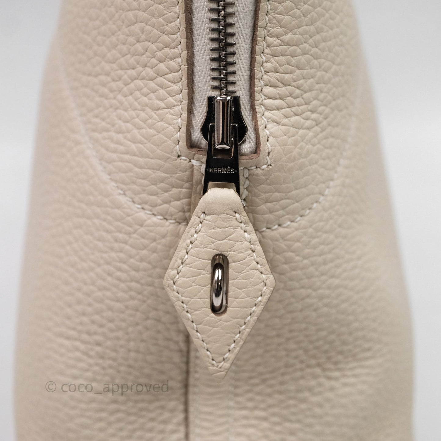 Hermes Bolide 31 Clemence Craie 10 Palladium Hardware