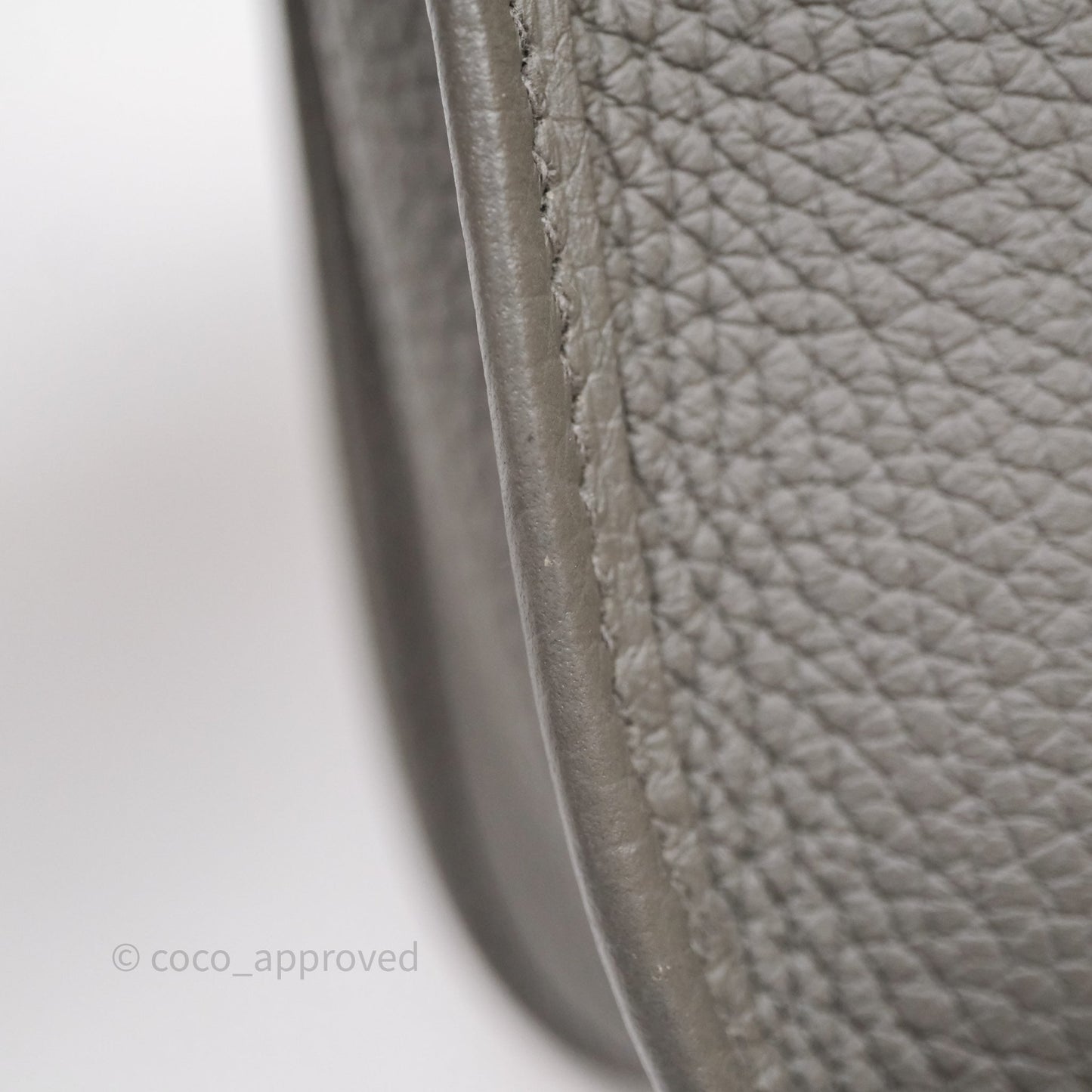 Hermès Mini Evelyne 16 Gris Meyer 0L Clemence Gold Hardware