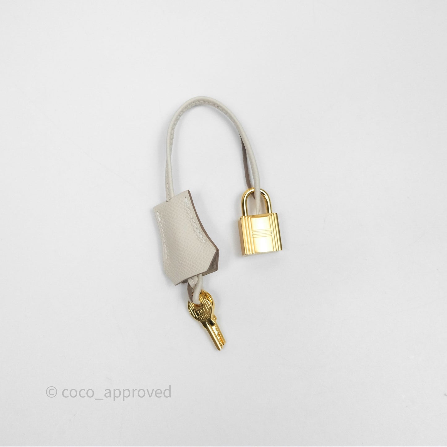 Hermès Kelly 28 Sellier Craie 10 Epsom Gold Hardware