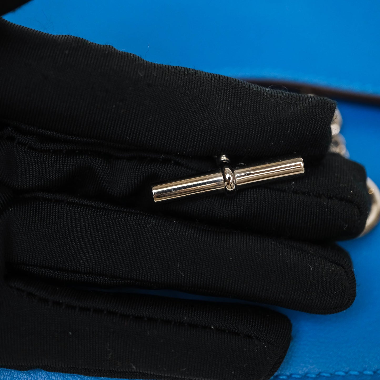 Hermès Catenina Bleu de Galice S7 Swift Palladium Hardware