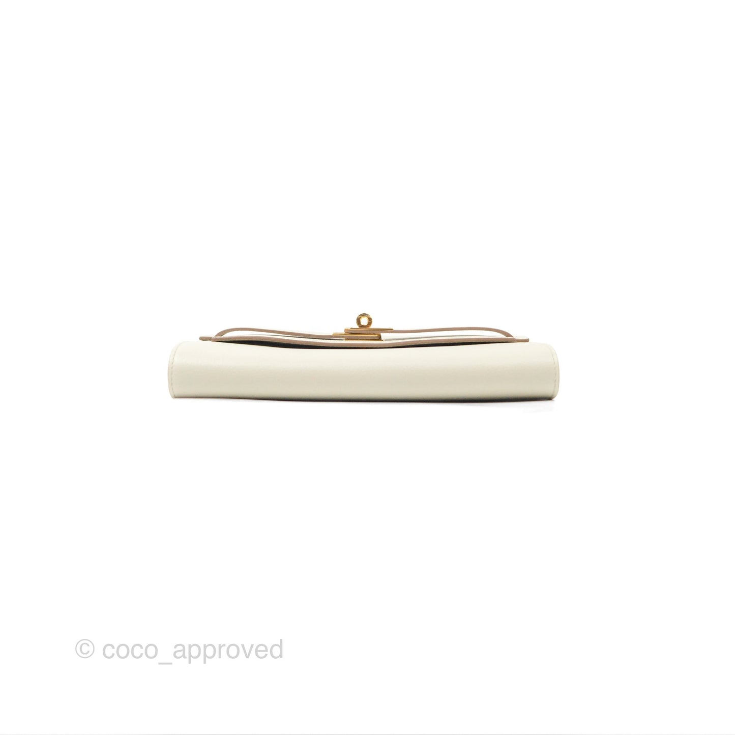 Hermès Kelly To Go Wallet Beton Evercolor Gold Hardware