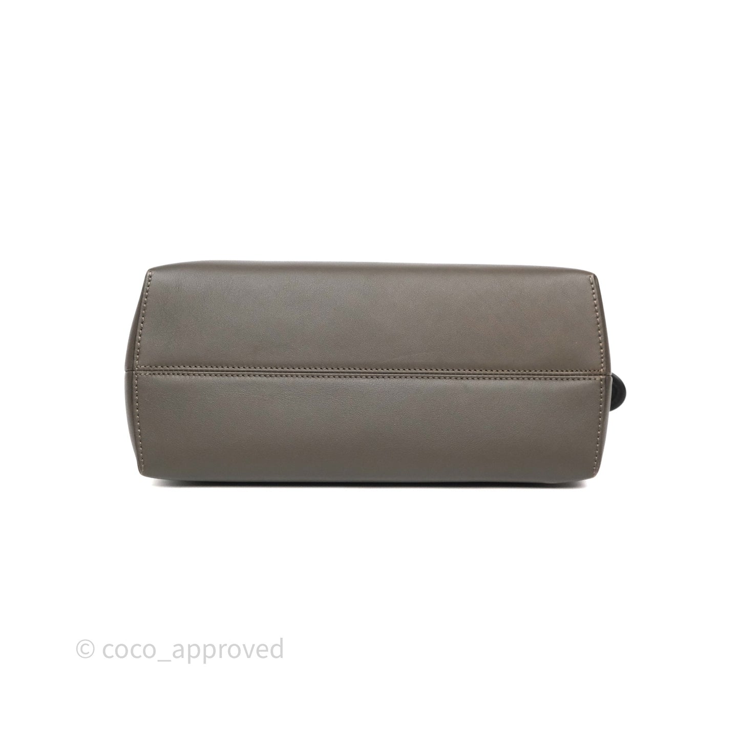 Fendi By The Way Medium Leather Satchel Dark Grey Bag