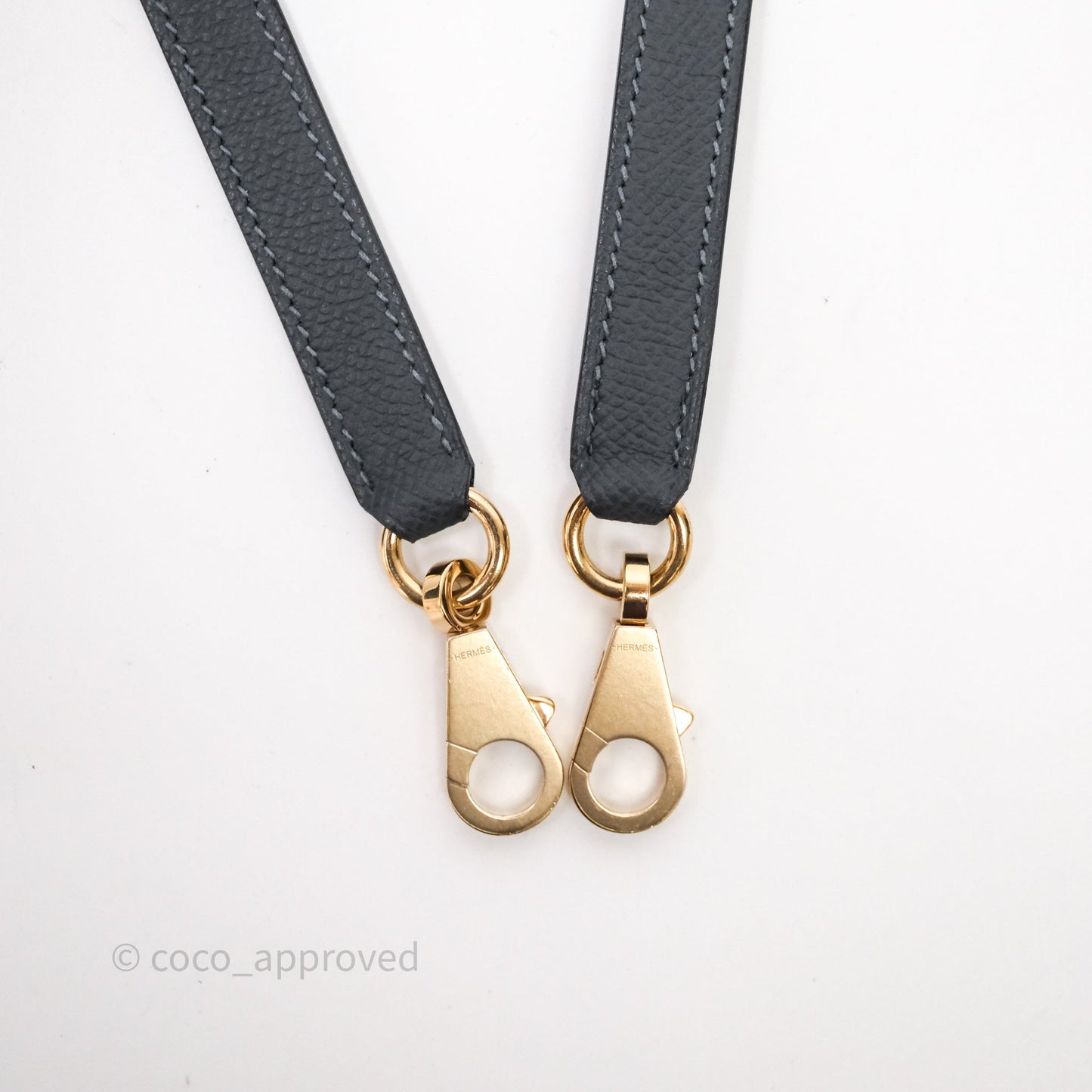 Hermès Kelly 25 Gris Meyer 0L Epsom Light Gold Hardware