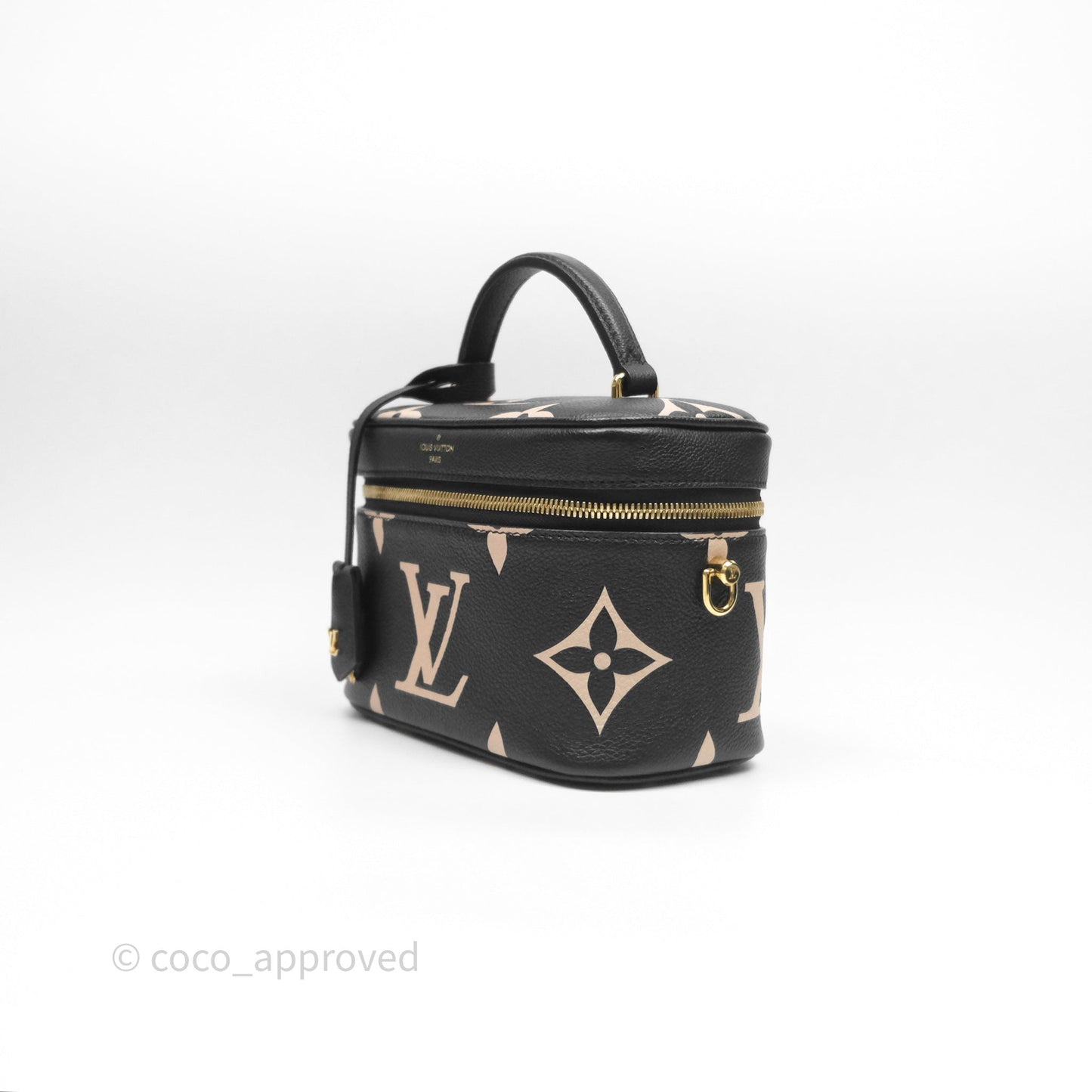 Louis Vuitton Vanity PM Empreinte Monogram Black/ Beige