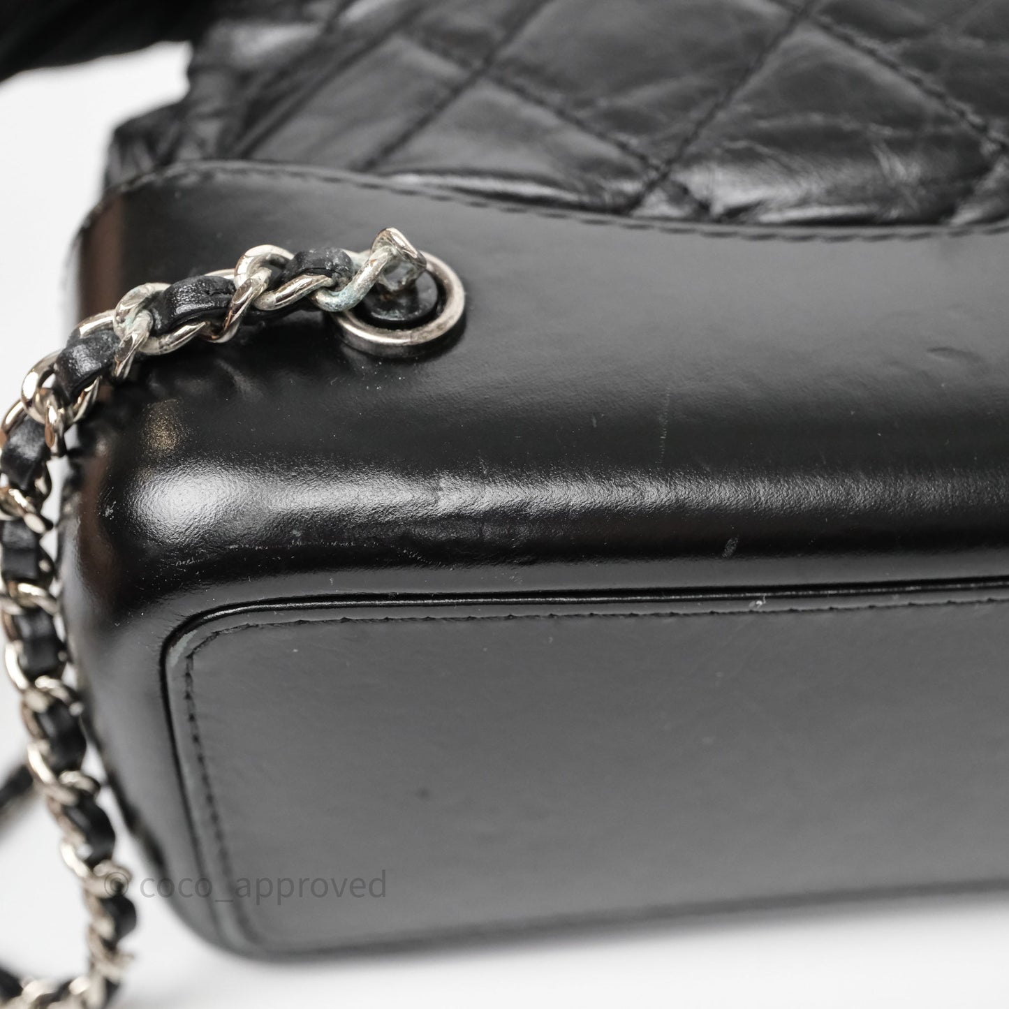 Chanel Small Gabrielle Backpack Black Aged Calfskin