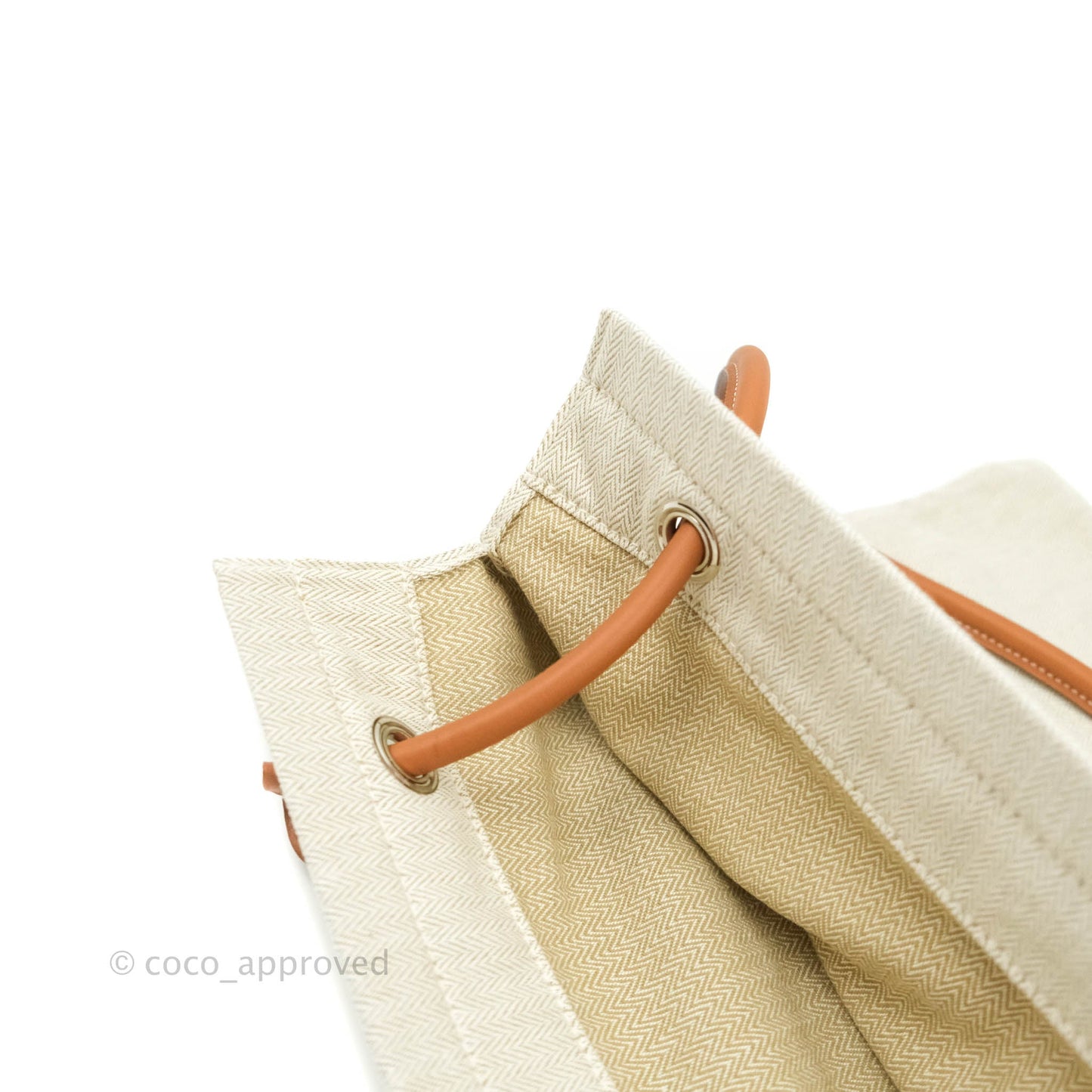 Hermès Aline Canvas Tote Bag