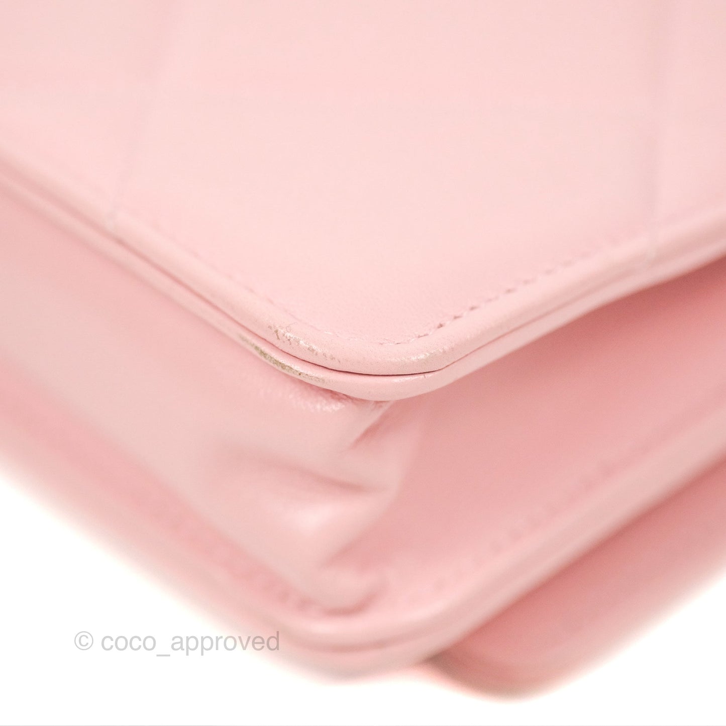 Chanel 19 Wallet on Chain WOC Light Pink Mixed Hardware