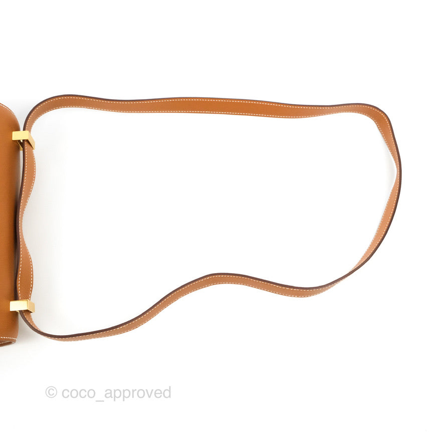 Hermès Constance 24 Gold Evercolor Gold Hardware
