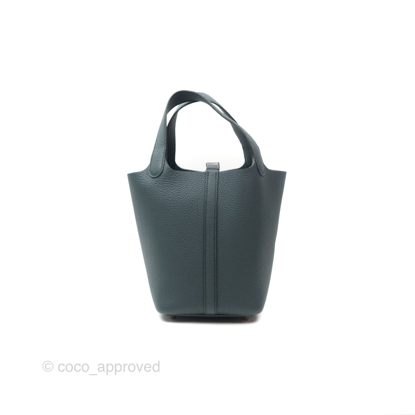 Hermès Picotin Lock 18 Vert Rousses Clemence Palladium Hardware