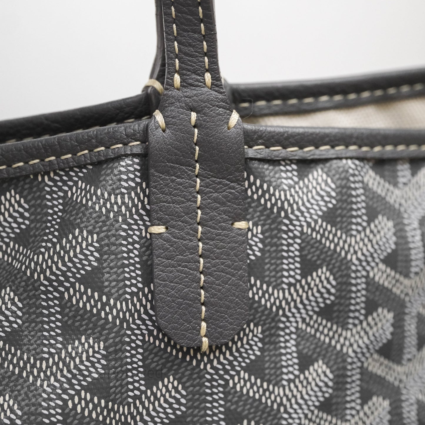 Goyard St Louis Tote PM Grey