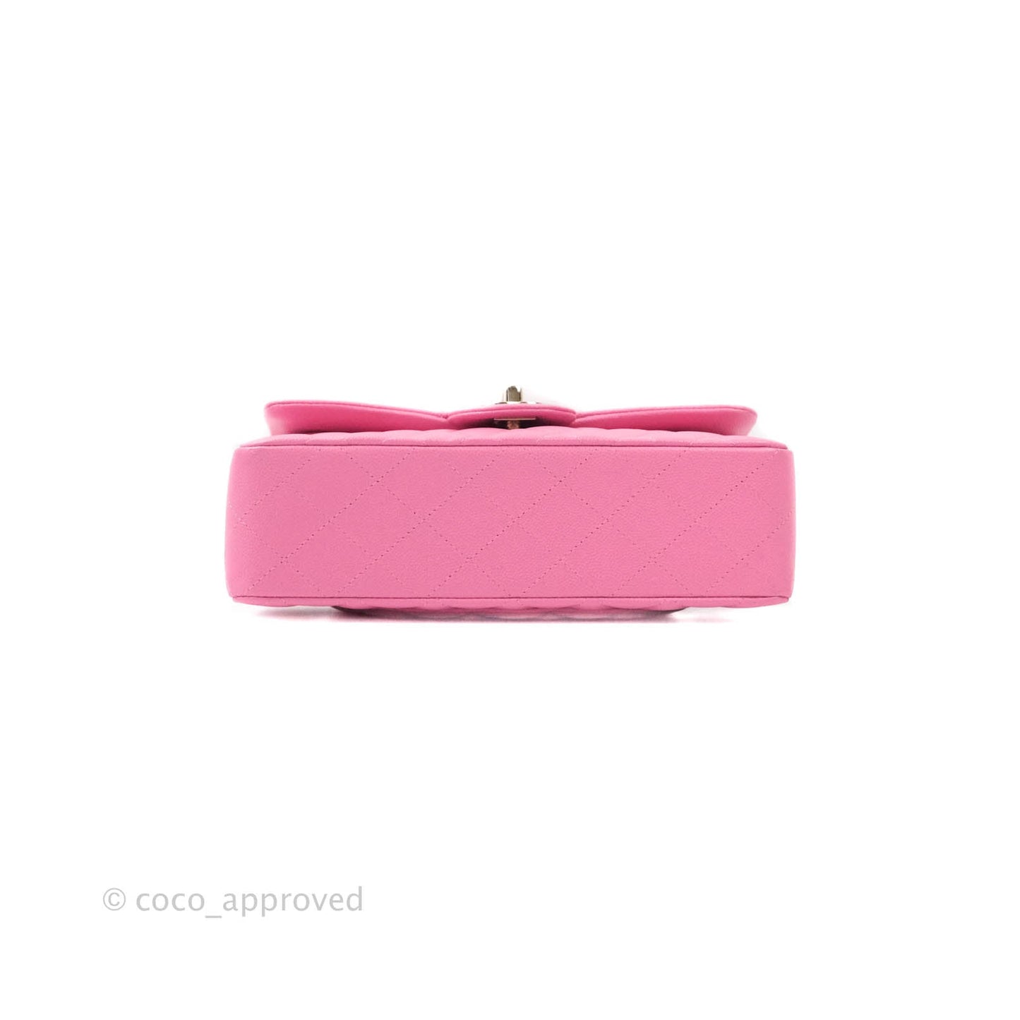 Chanel Classic Small S/M Flap Pink Caviar Gold Hardware 21P