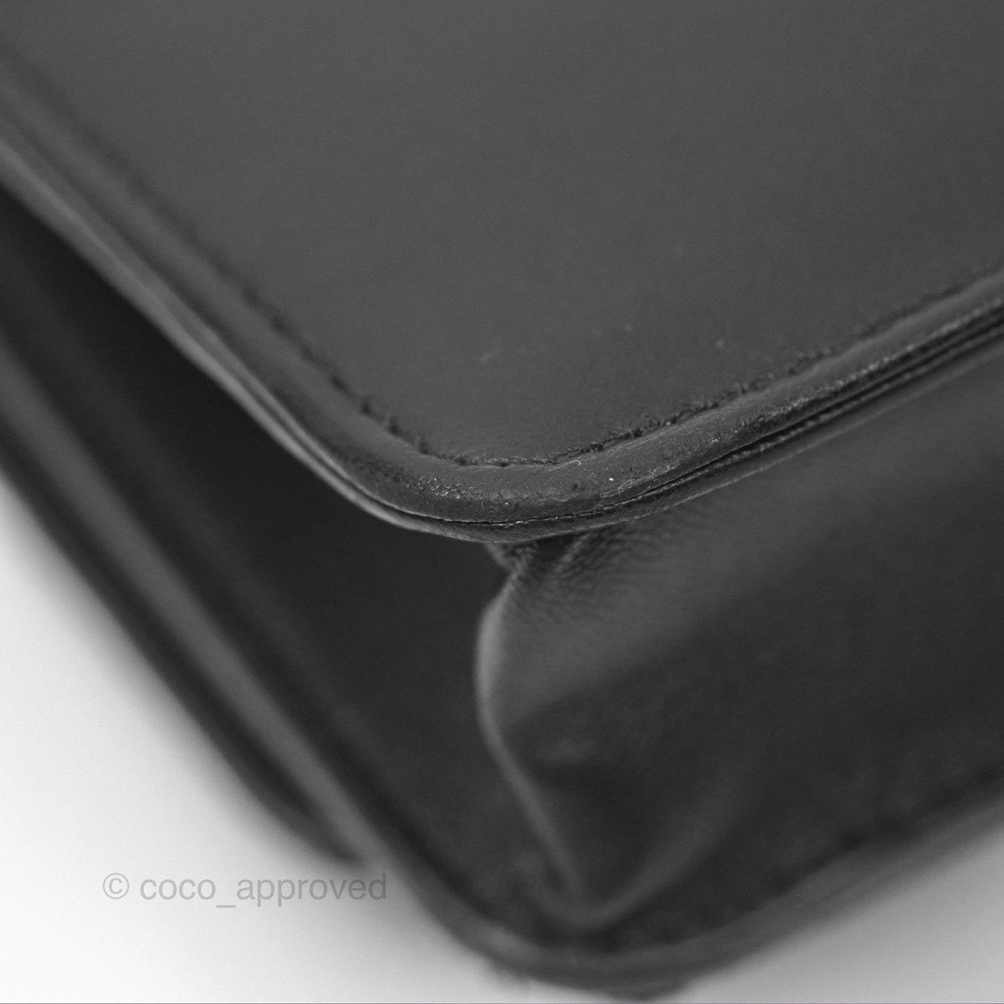 Chanel Wallet On Chain WOC Black Patent Lambskin Gold Hardware
