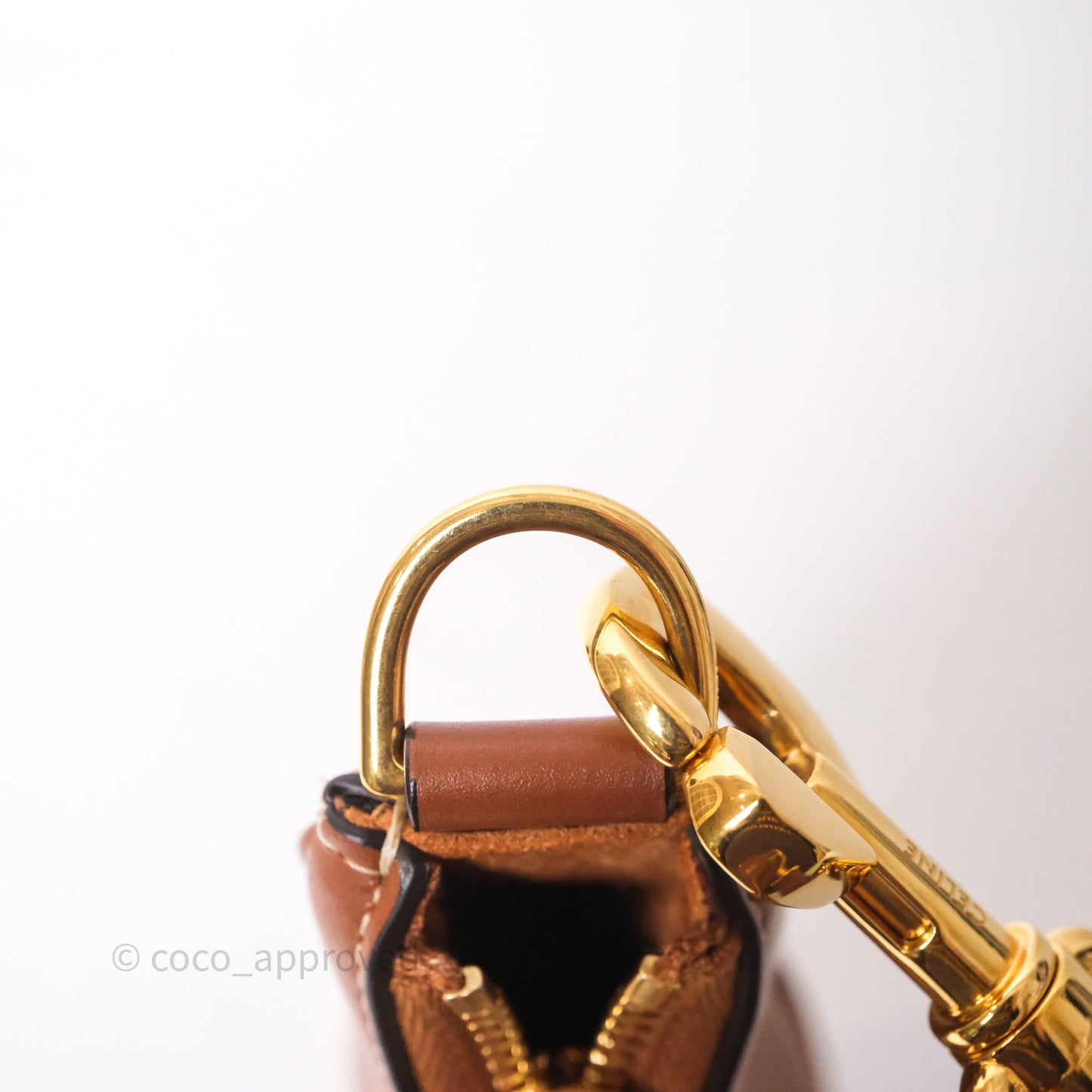 Celine Ava Bag In Smooth Calfskin Tan