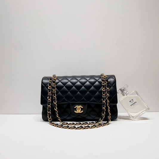 No.001653-1-Chanel Lambskin Classic Flap Bag 25cm