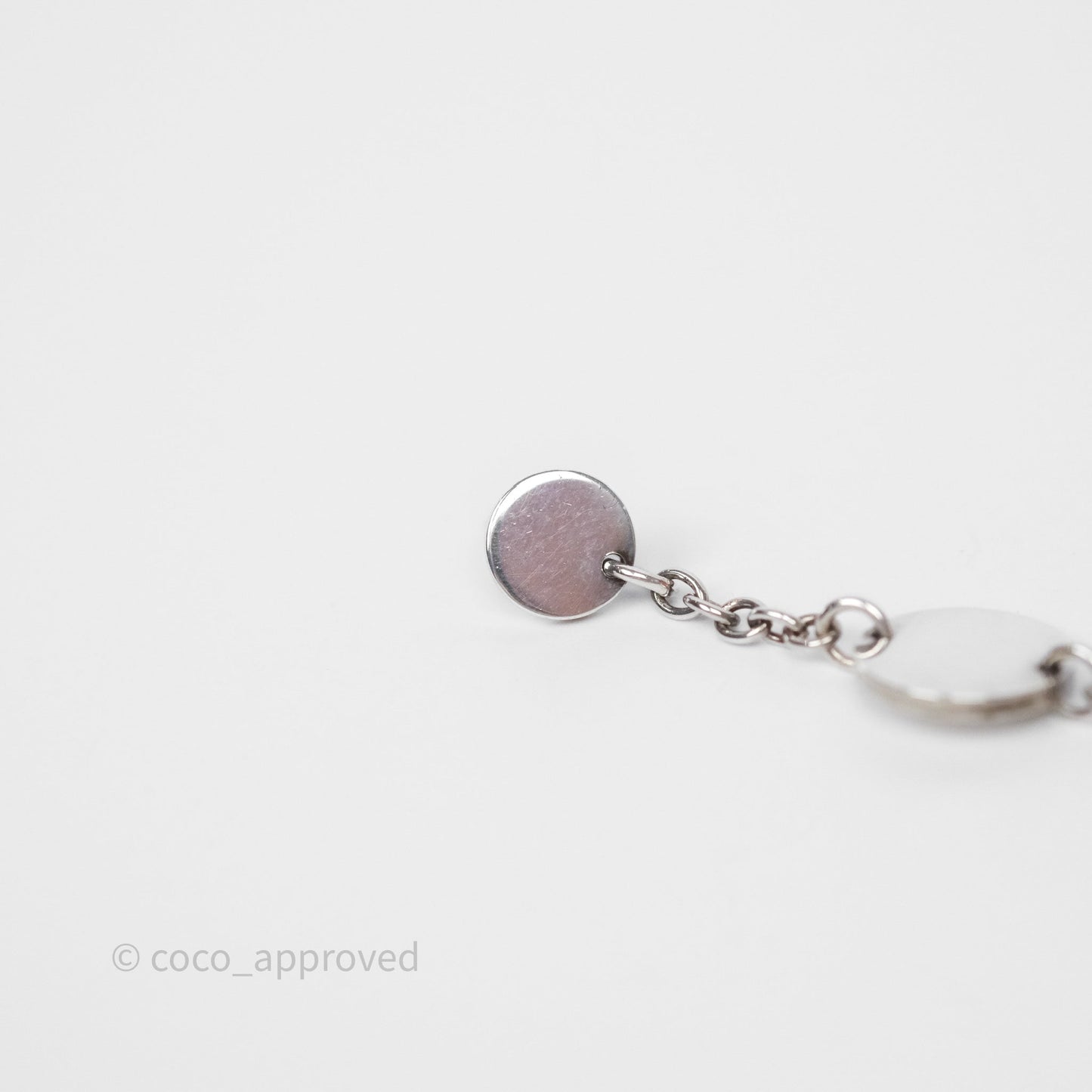 Hermès Confettis Earrings in Sterling Silver/ Rose Gold