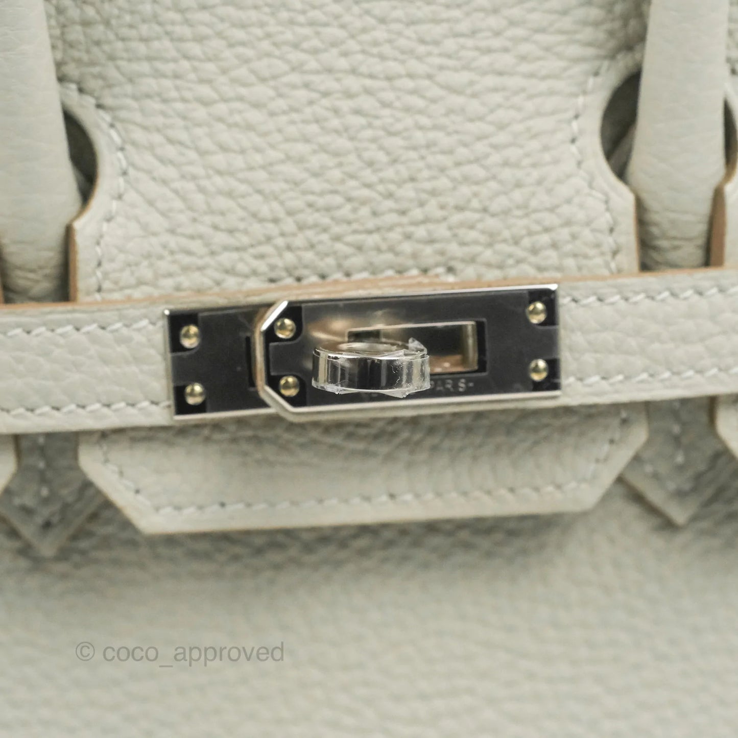 Hermes Birkin 25 Gris Perle Togo 80 Palladium Hardware