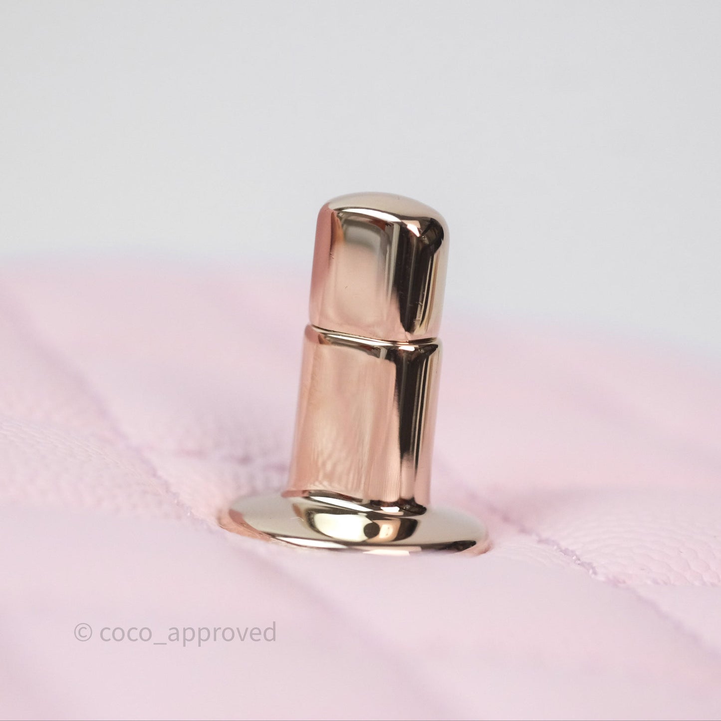 Chanel Small Coco Handle Light Pink Caviar Gold Hardware