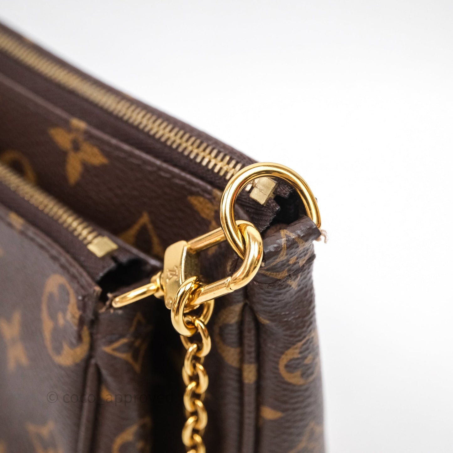 Louis Vuitton Multi Pochette Accessories Pink Monogram Canvas