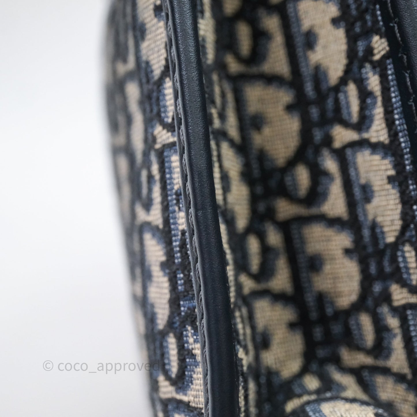 Christian Dior Small 30 Montaigne Bag Blue Dior Oblique Jacquard