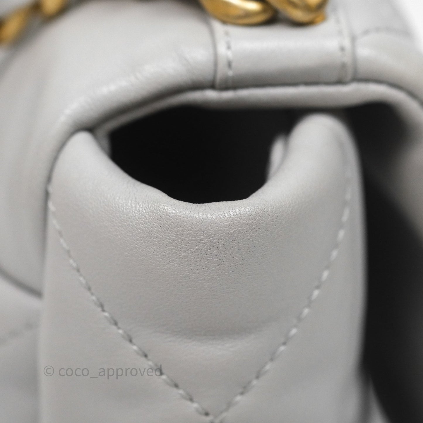Chanel 19 Small Light Grey Mixed Hardware