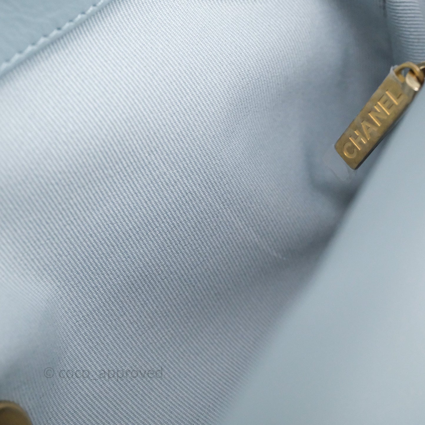 Chanel 19 Medium Blue Mixed Hardware