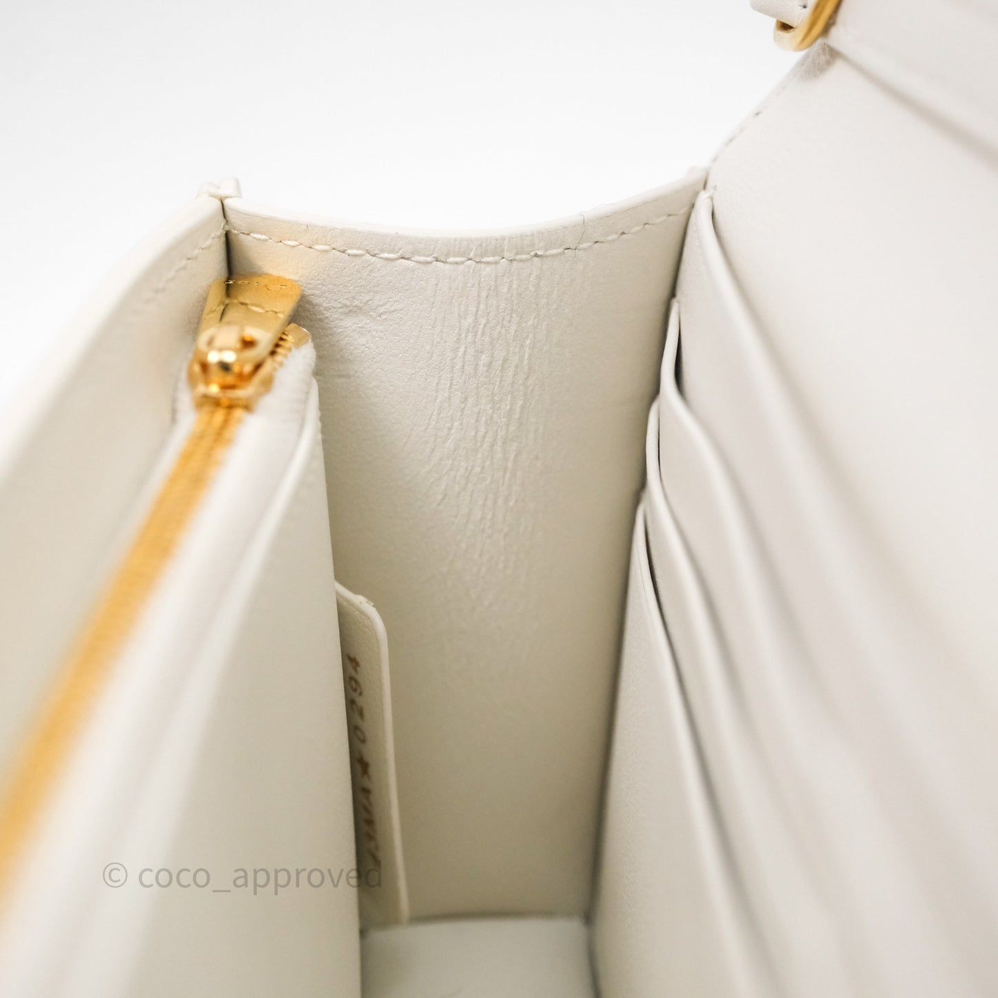 Christian Dior Miss Montaigne Mini Bag Latte Smooth Calfskin