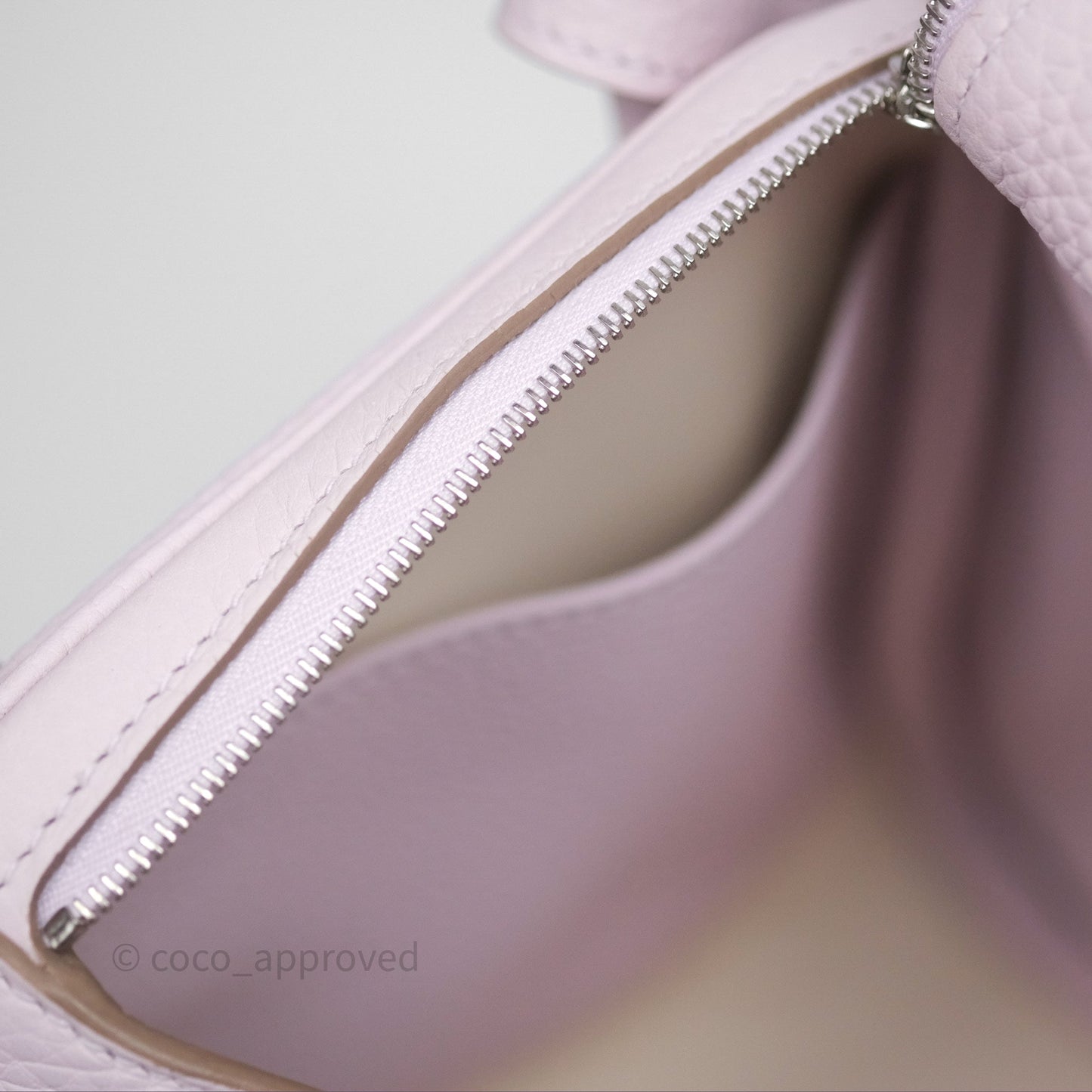 Hermès Lindy 26 Mauve Pale 09 Clemence Palladium Hardware