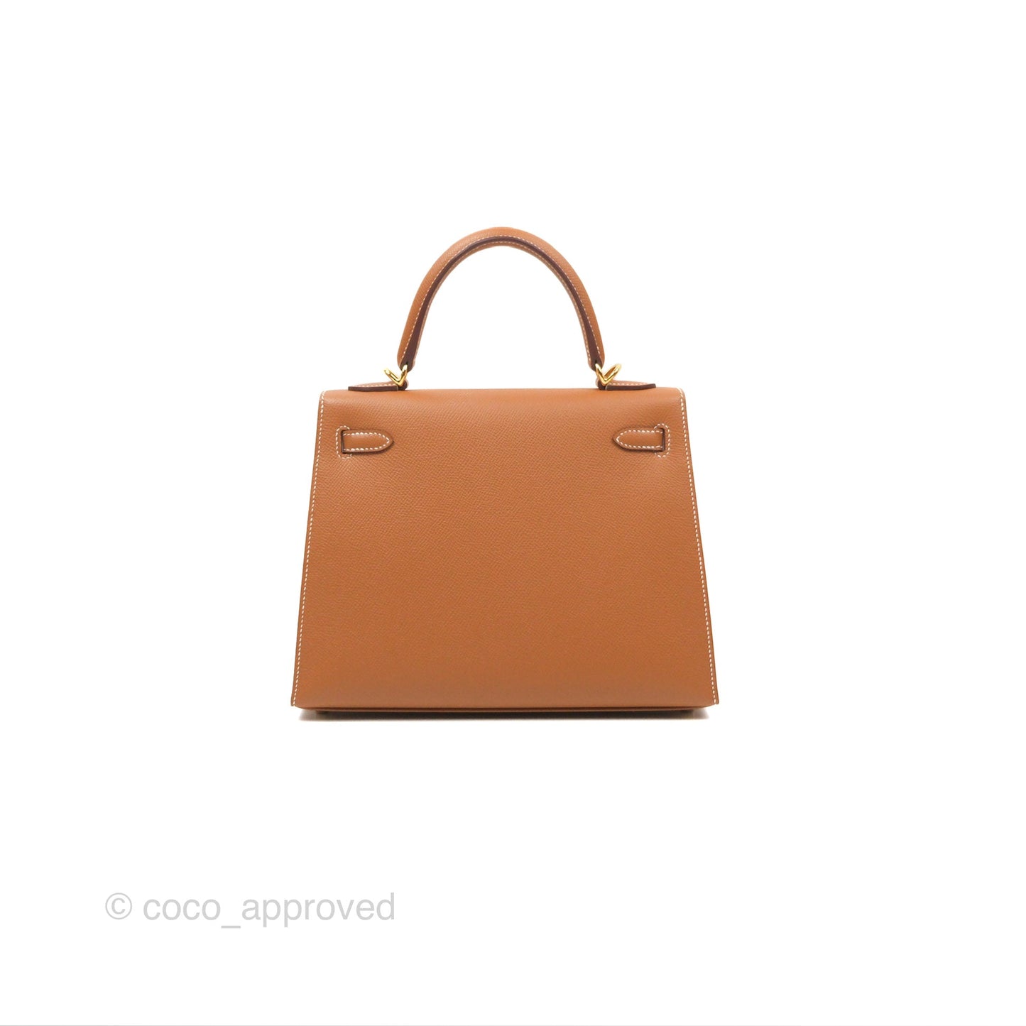 Hermès Kelly 25 Sellier Gold Epsom Gold Hardware