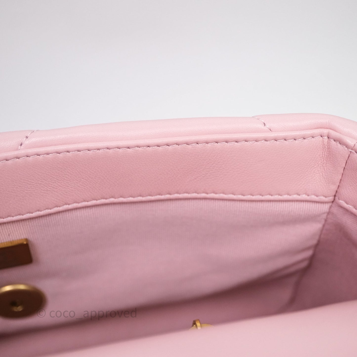 Chanel 19 Small Pink Lambskin Mixed Hardware