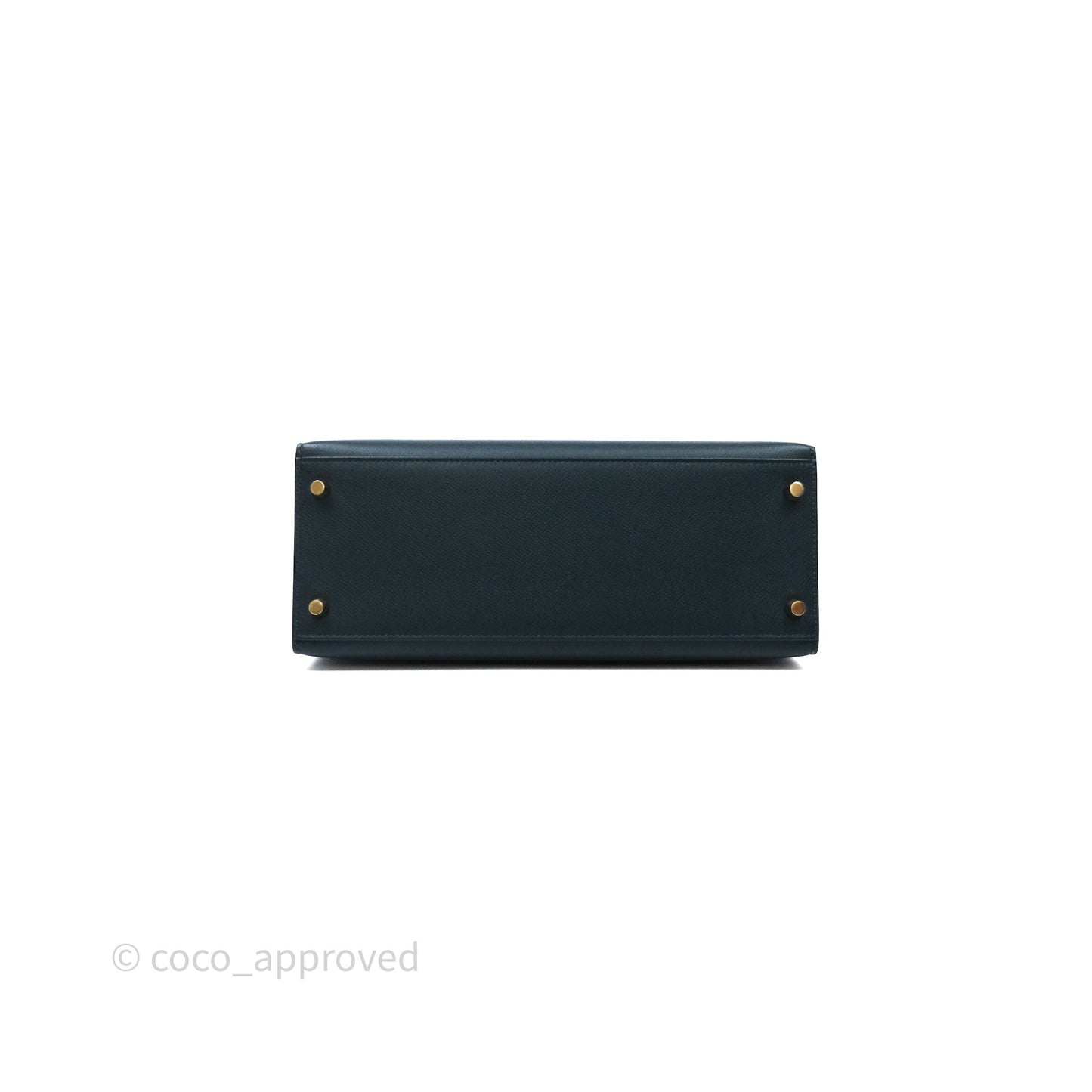 Hermès Kelly 28 6O Vert Cyprès Epsom Gold Hardware