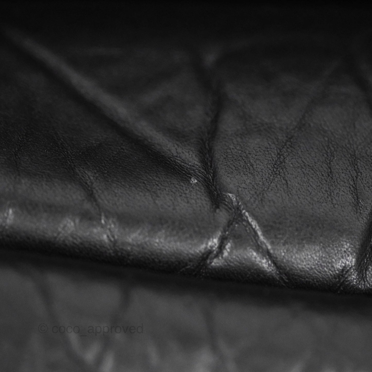 Chanel Quilted Lady Braid Bowler Bag Black Calfskin Silver Hardware