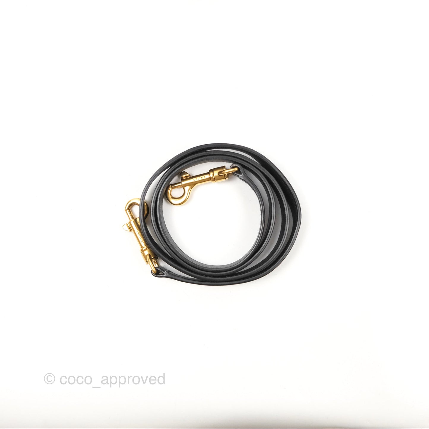 Celine Nano Luggage Bag Black Gold Hardware