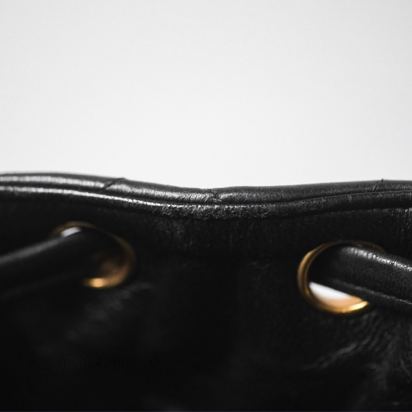 Chanel Vintage CC Duma Backpack Black Lambskin 24K Gold Hardware