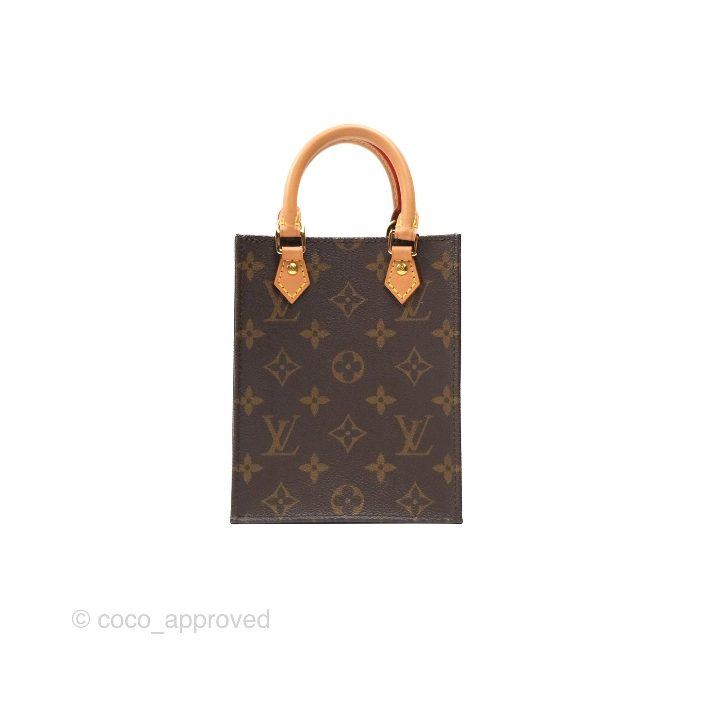 Louis Vuitton Petit Sac Plat Bag Monogram Canvas