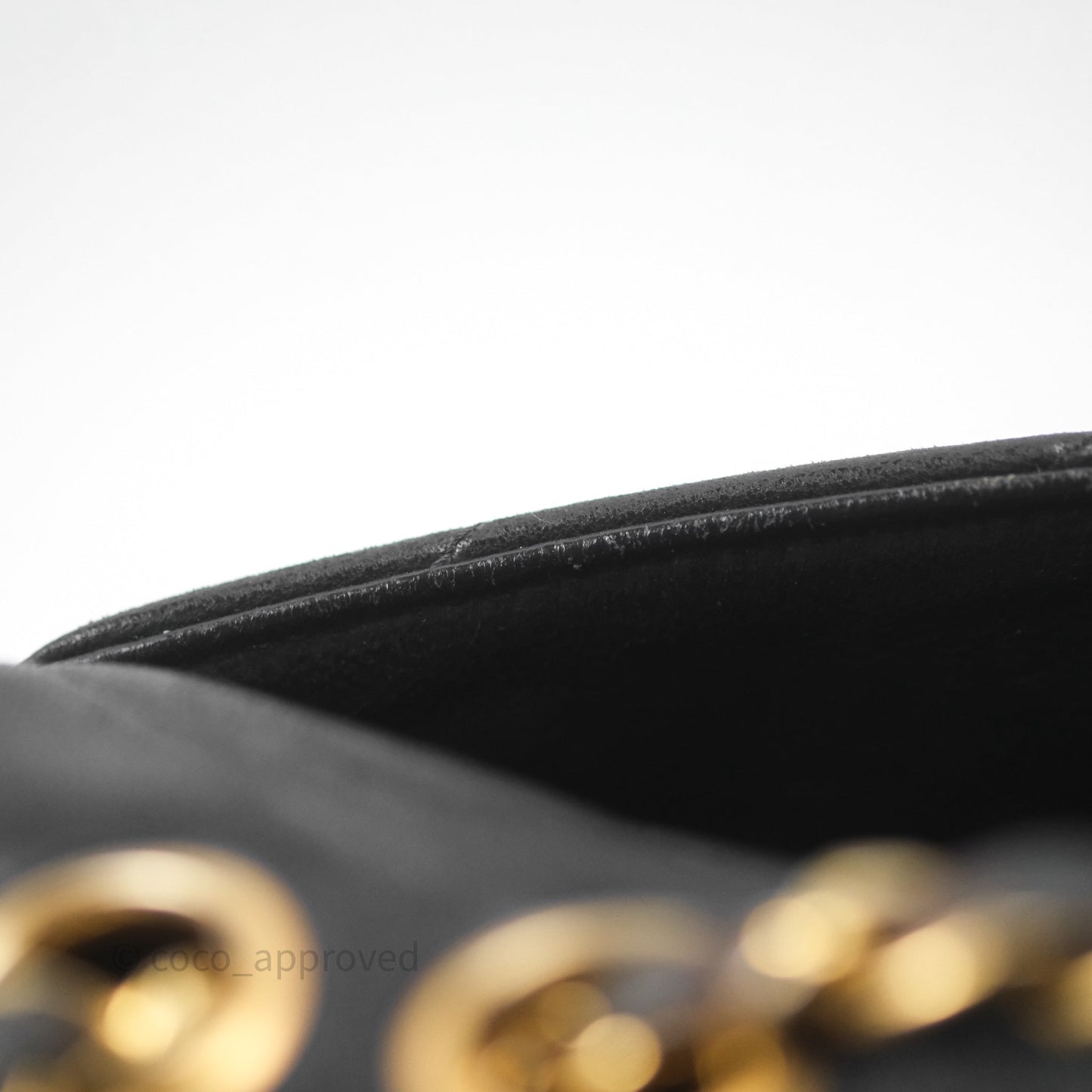 Chanel Vintage Chevron Envelope Flap Bag Black Lambskin 24K Gold Hardware