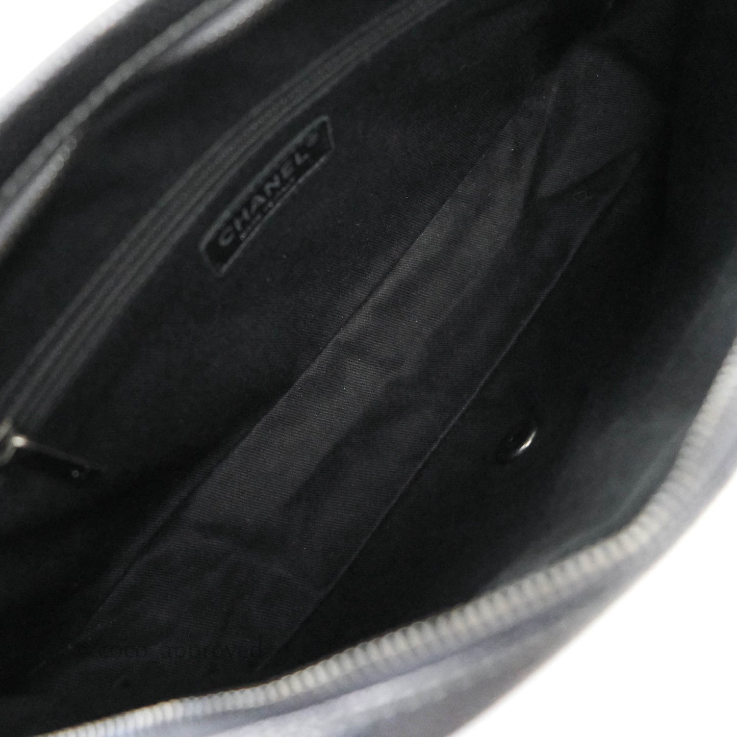 Chanel Jumbo Easy Flap Bag Caviar Dark Grey Ruthenium Hardware