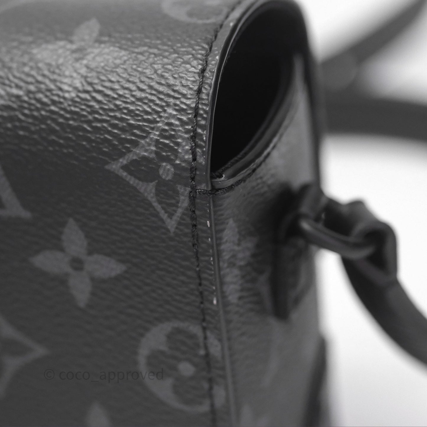 Louis Vuitton Steamer Wearable Wallet Monogram Eclipse Canvas