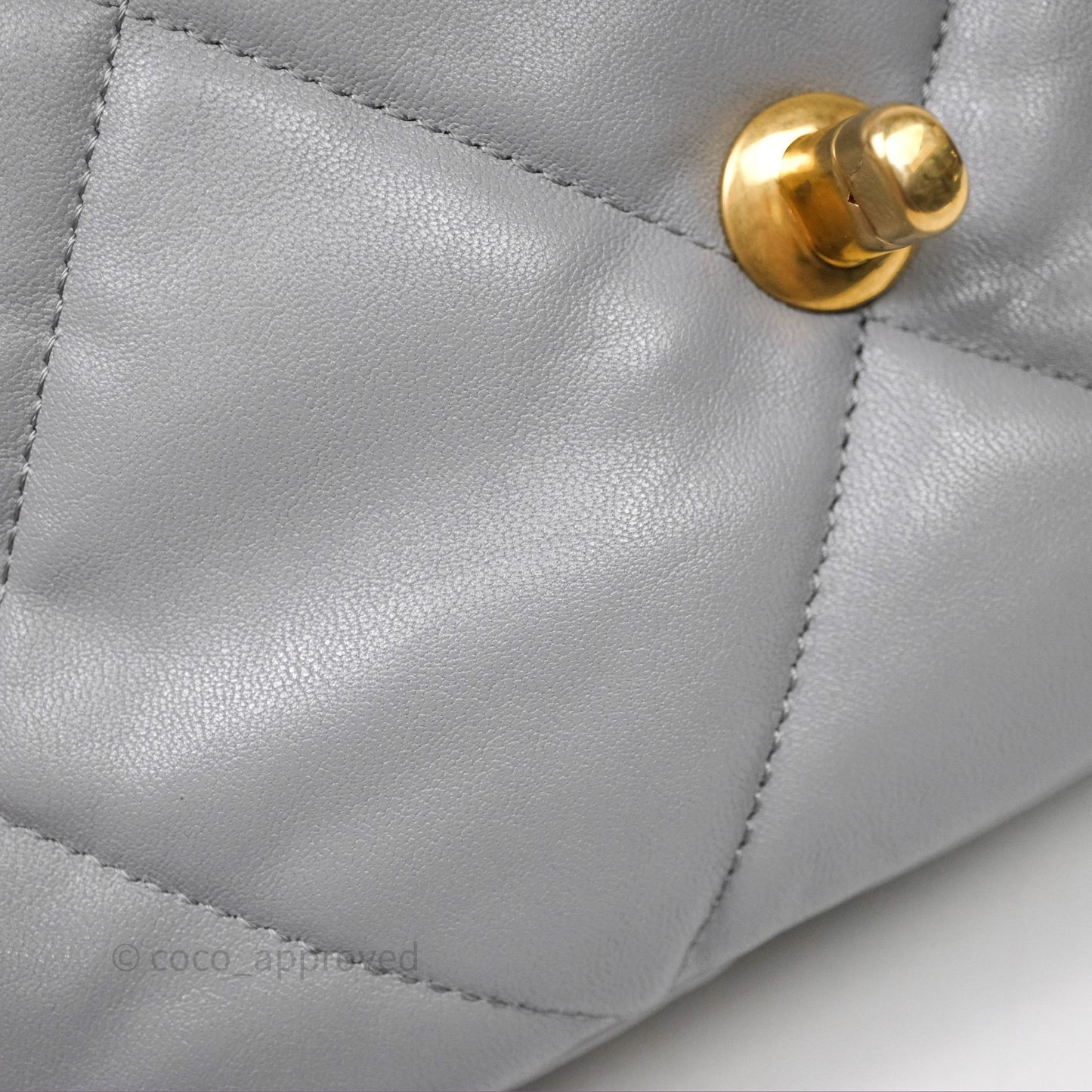 Chanel 19 Small Grey Mixed Hardware