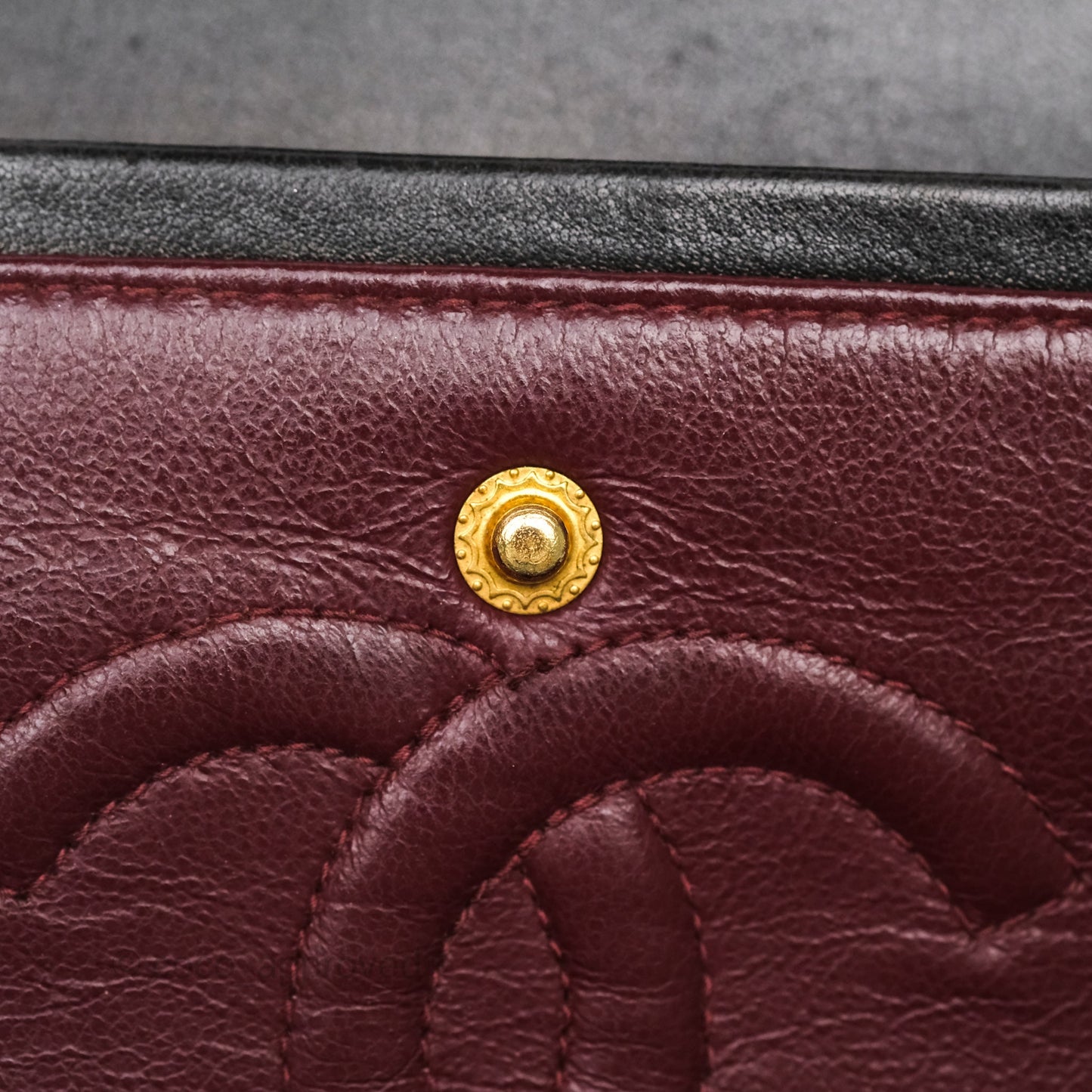 Chanel Vintage Small Classic Flap Black Lambskin 24K Gold Hardware